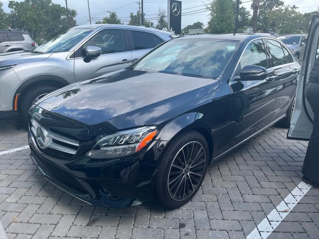 Used 2021 Black Mercedes-Benz C 300 image 1