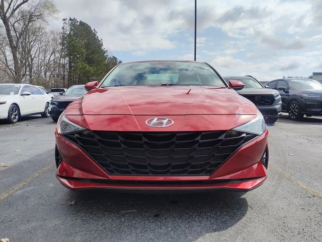 Used 2022 Hyundai Elantra Blue with VIN KMHLM4AJ4NU027584 for sale in Rome, GA