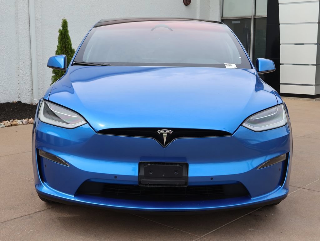 Used 2022 Tesla Model X Long Range with VIN 7SAXCDE57NF350299 for sale in Kansas City