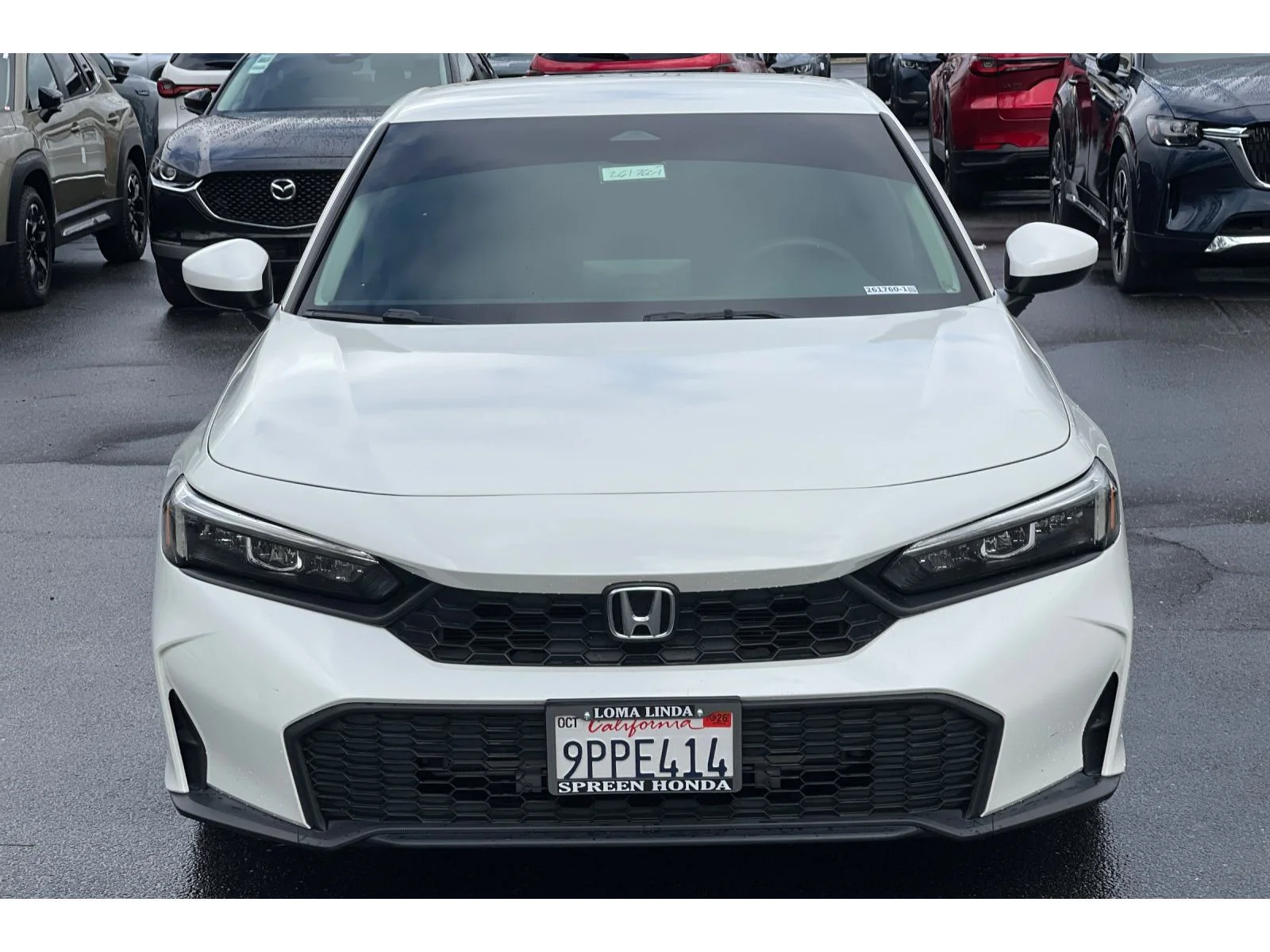 Used 2025 Platinum White Pearl Honda LX image 9