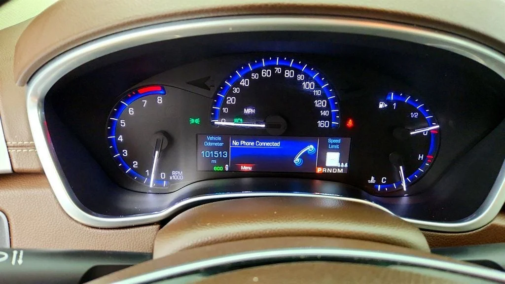 Used 2016 Platinum Ice Tricoat Cadillac FWD 4dr Luxury Collection w/ Nav & Driver Awareness Pkg image 15