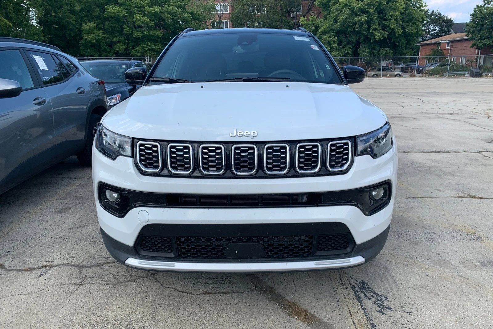Used 2025 Bright White Clearcoat Jeep Limited image 6