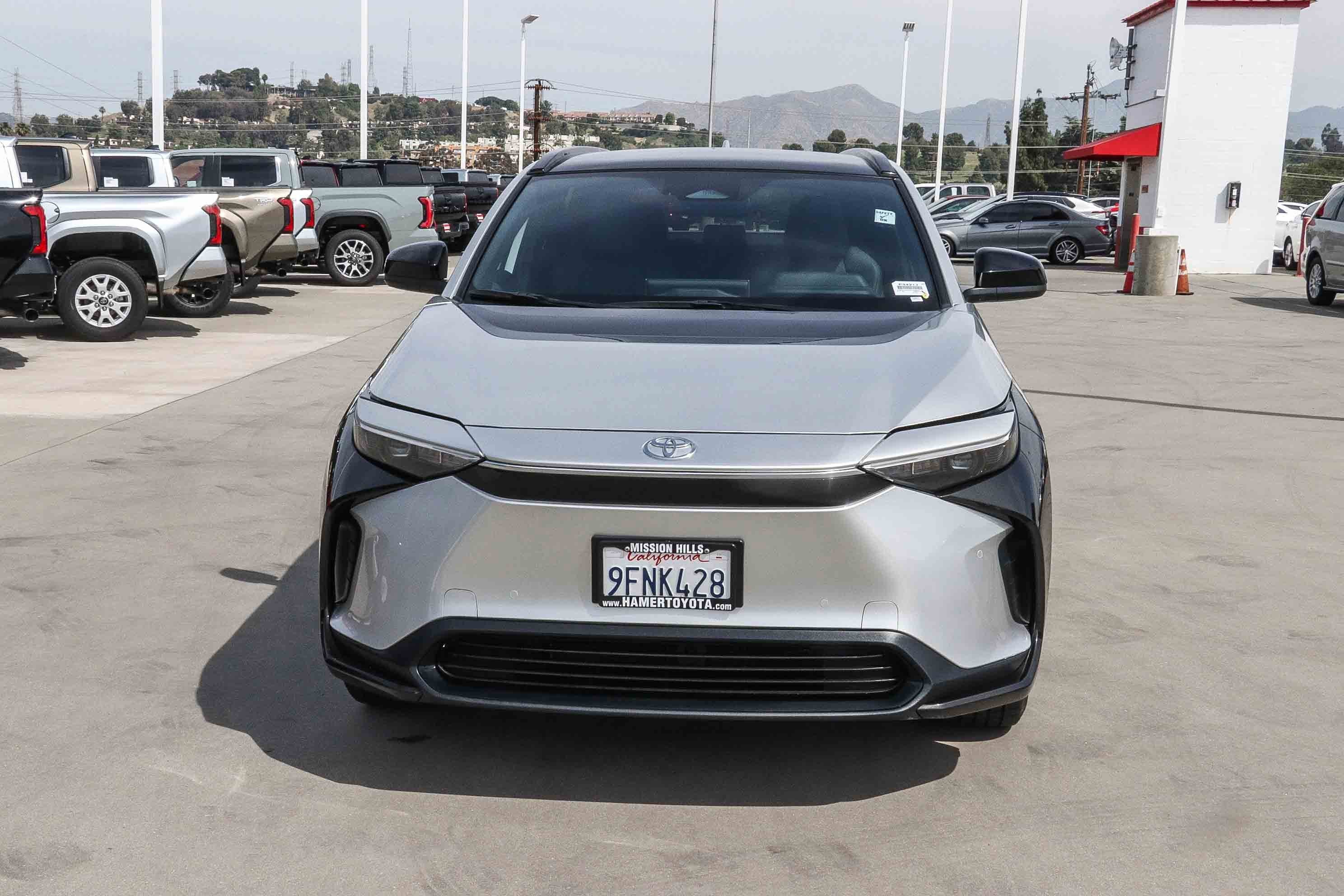 Used 2023 Toyota bZ4X XLE with VIN JTMAAAAA3PA008239 for sale in Los Angeles, CA