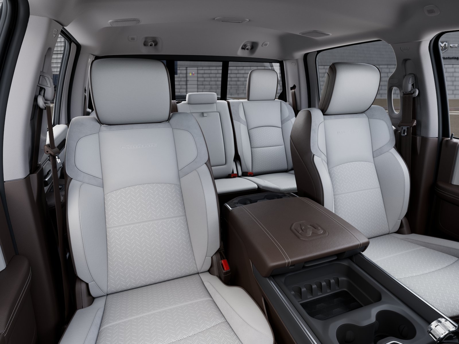 New 2026 Bright White Clear-Coat Exterior Paint RAM Laramie image 9