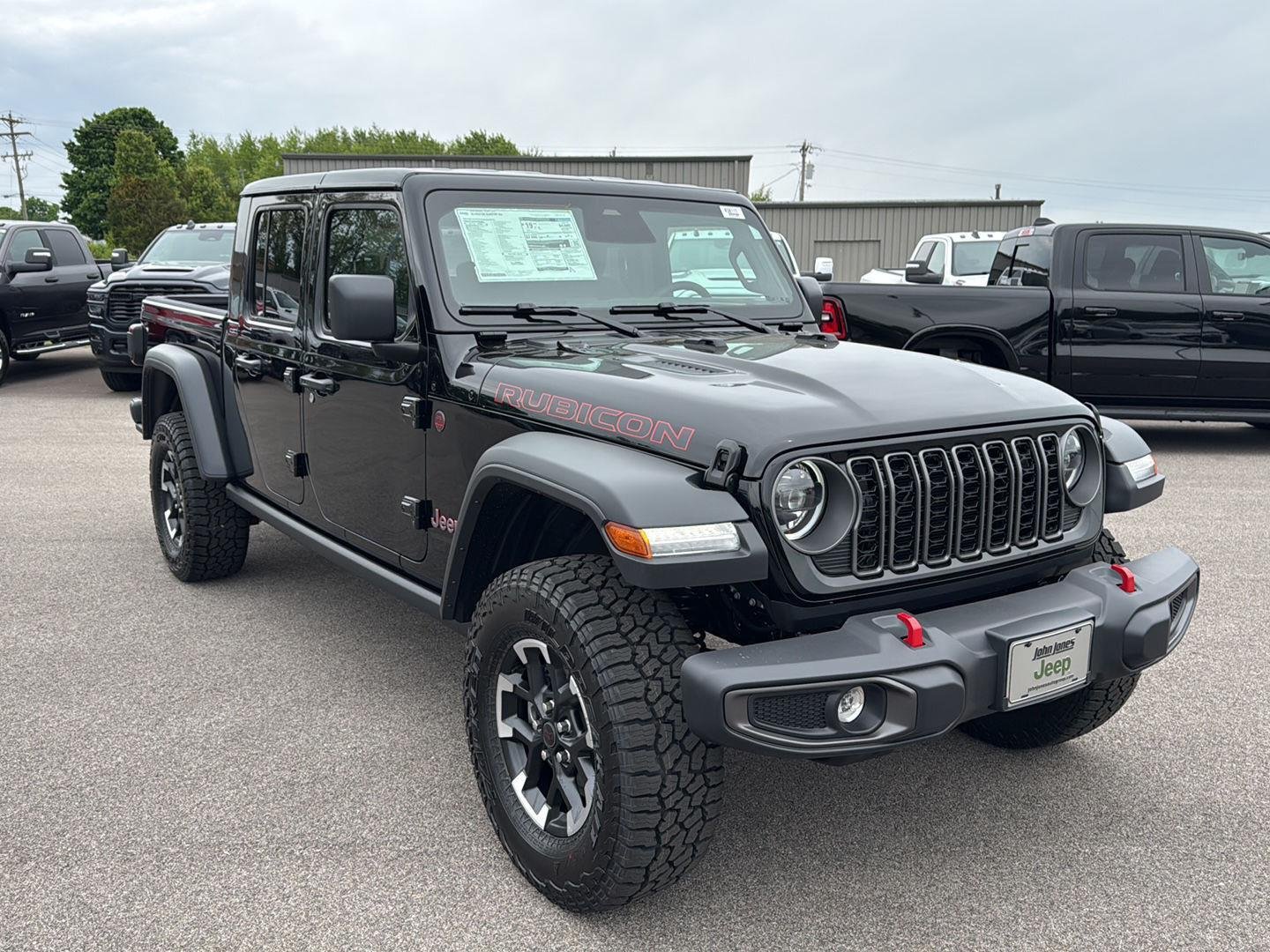 New 2026 Black Clear-Coat Exterior Paint Jeep Rubicon image 2