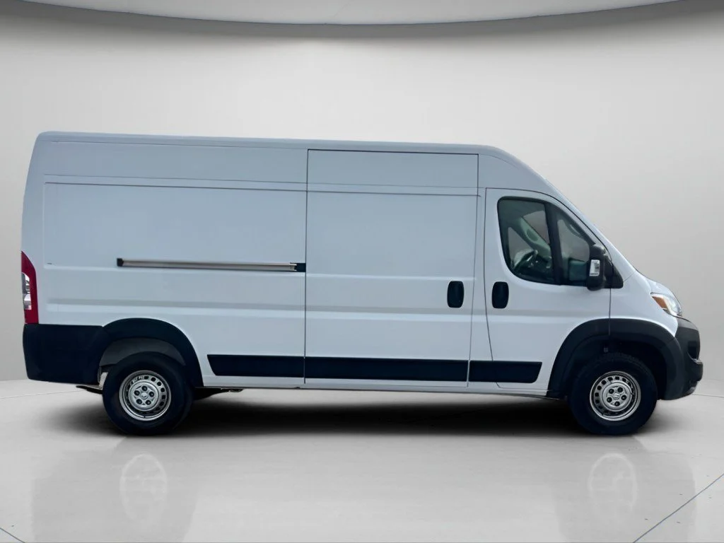 Used 2025 Bright White Clearcoat Ram High Roof image 4