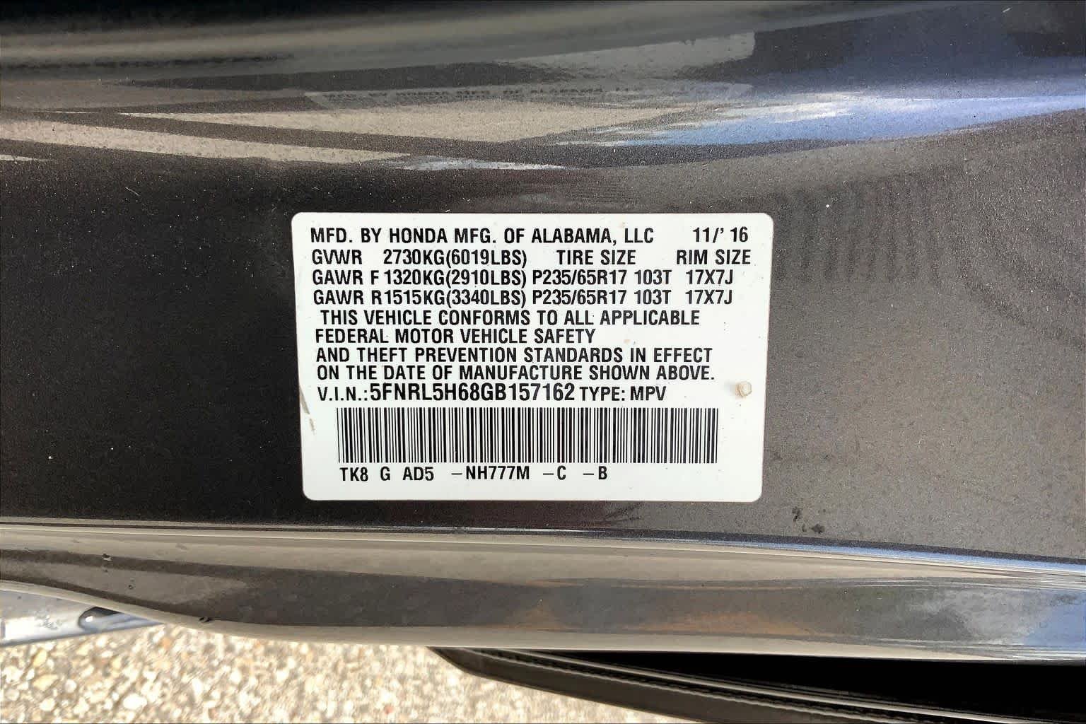 Used 2016  Honda EX-L image 35