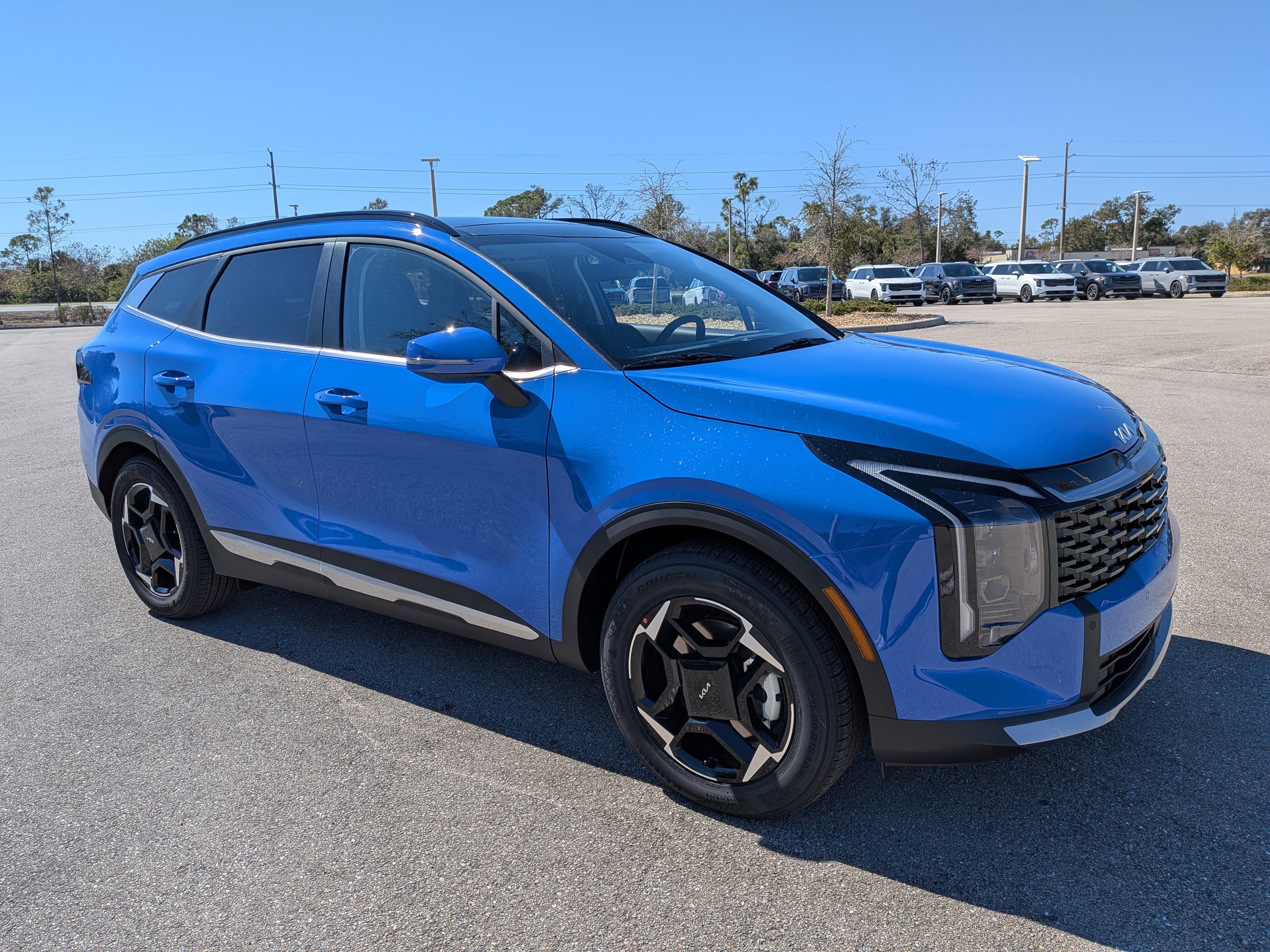 New 2026 Nebular Blue Kia EX image 2