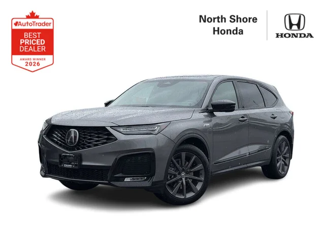 2025 Acura MDX A-Spec SH-AWD   LOCAL BC   Clean Certified Pre-Own