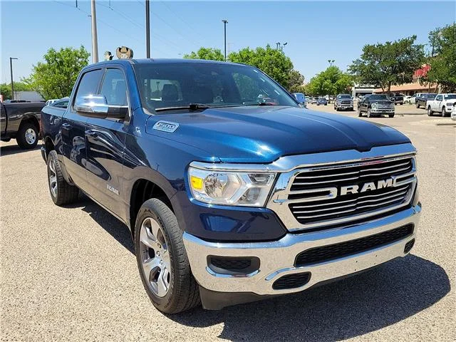 Used 2024 Hydro Blue Pearlcoat RAM Laramie 4x2 Crew Cab 144.5 in. WB image 6