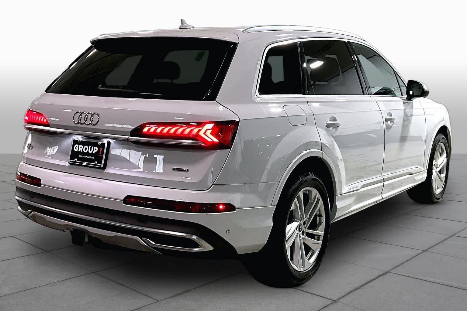 Used 2021 Glacier White Metallic Audi Premium Plus image 13