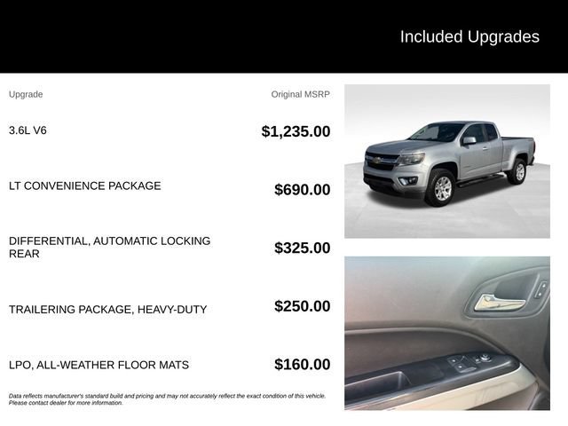 Used 2016 SILVER ICE METALLIC Chevrolet 4WD LT image 5