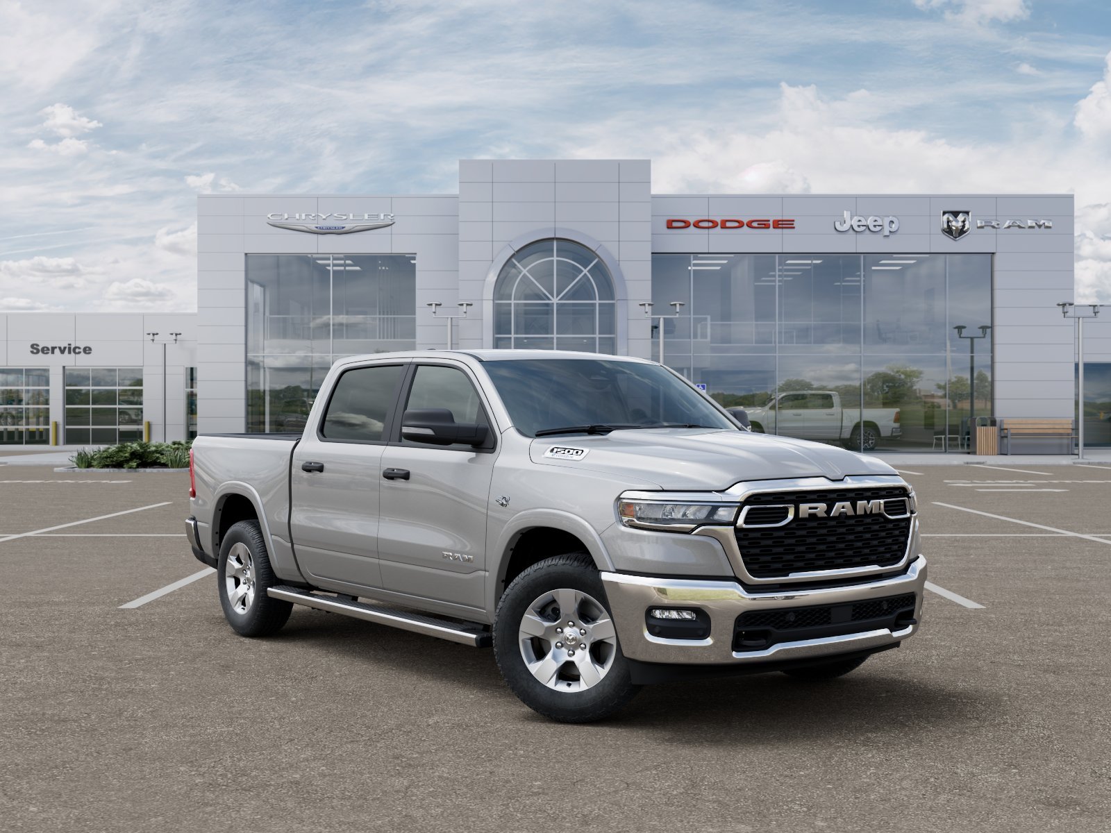 New 2026 Silver Zynith Exterior Paint RAM Big Horn image 31