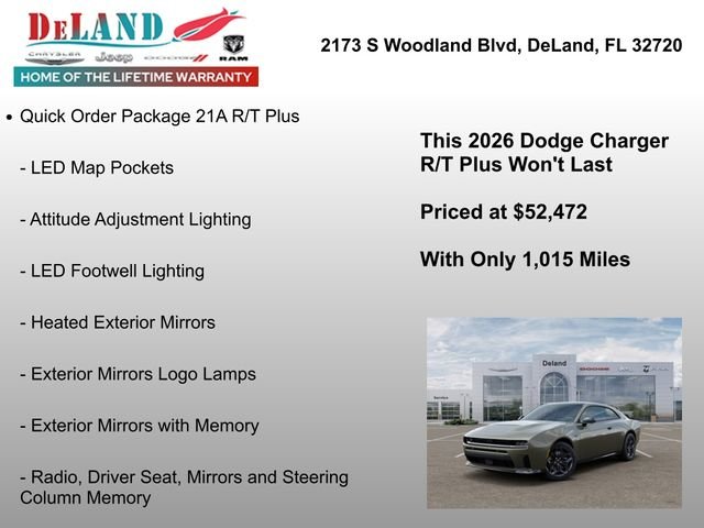New 2026 Green Machine Exterior Paint Dodge R/T Plus image 18