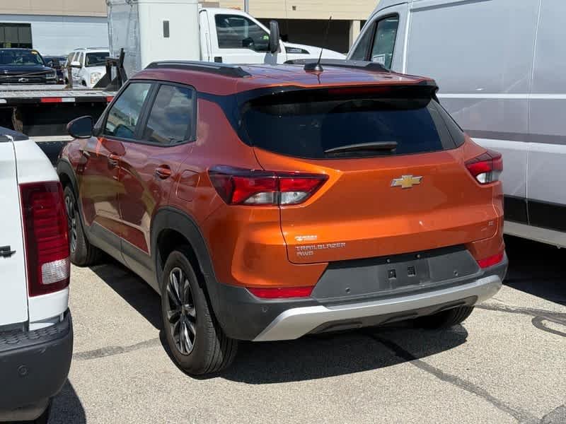Used 2022 Vivid Orange Metallic Chevrolet LT image 3