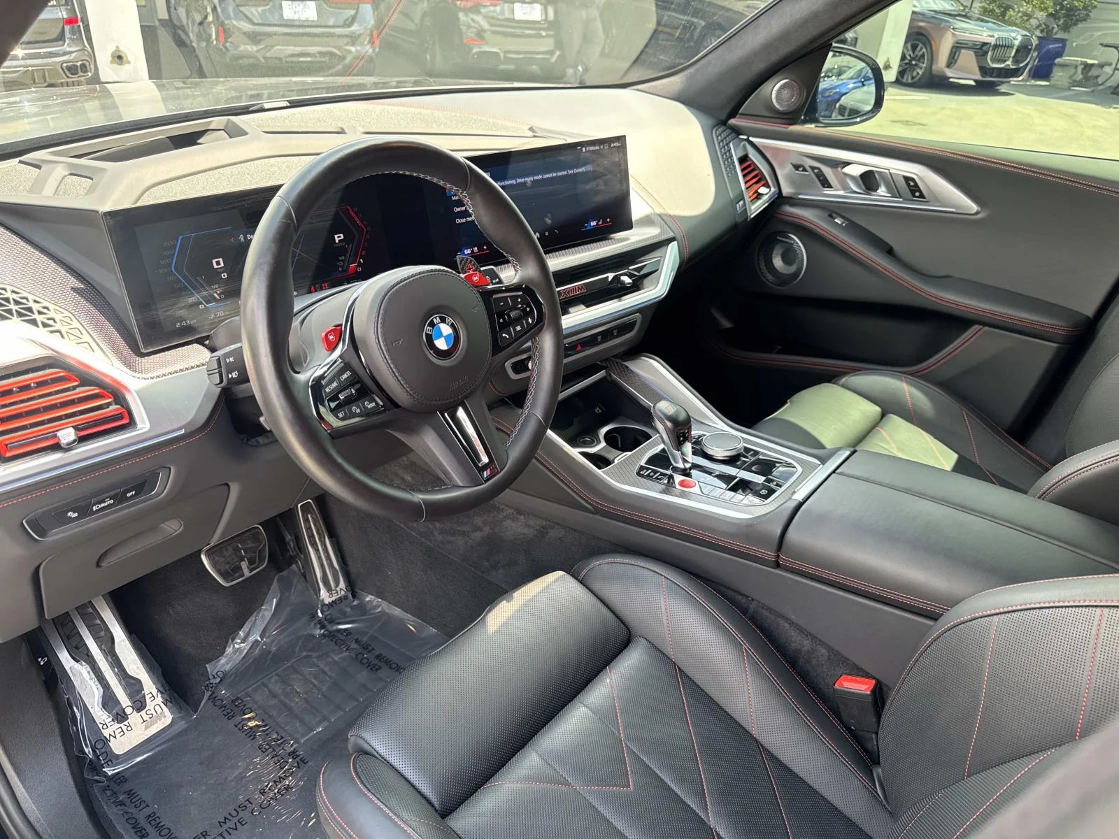 Certified Used 2024 Individual Frozen Black Metallic BMW Label Red Sports Activity Vehicle image 15