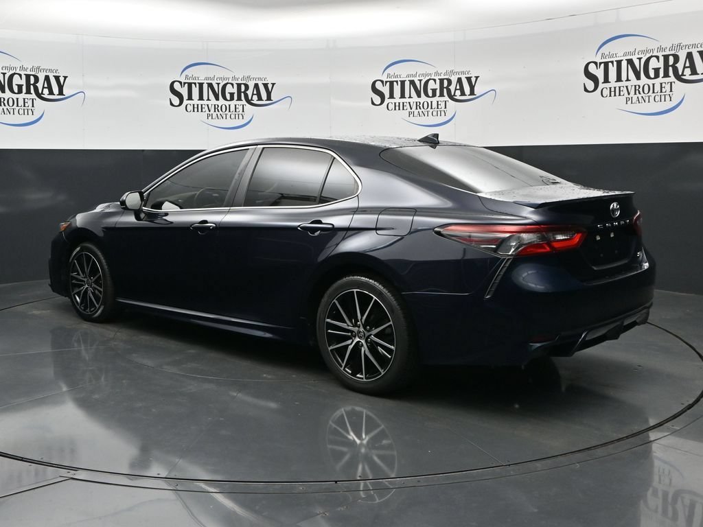 Used 2021 Blue Toyota SE image 5