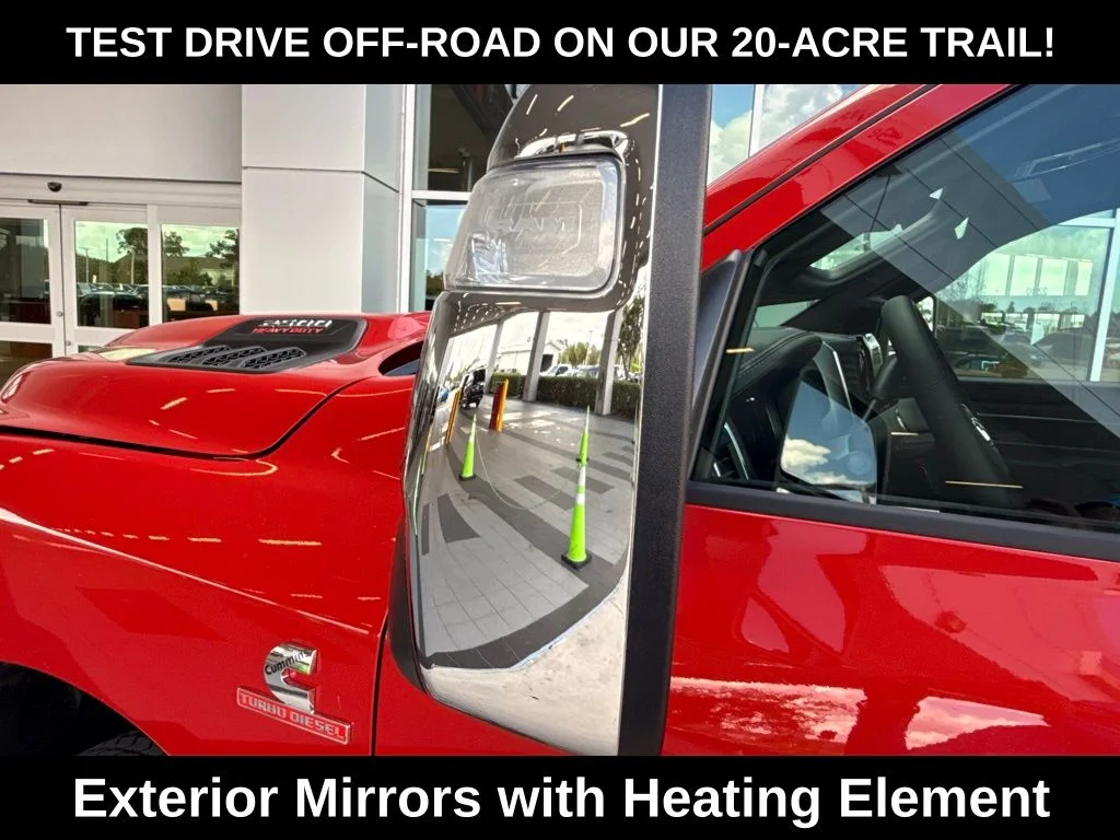 New 2026 Flame Red Clear-Coat Exterior Paint RAM Laramie image 32