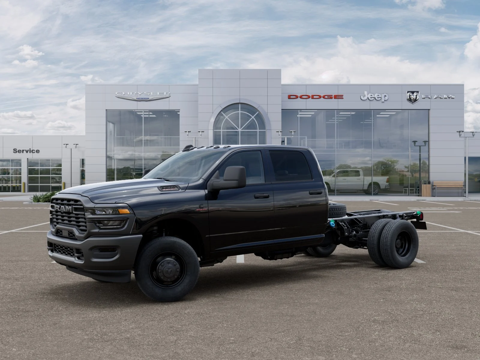 New 2026 Diamond Black Crystal Pearlcoat RAM Tradesman image 28