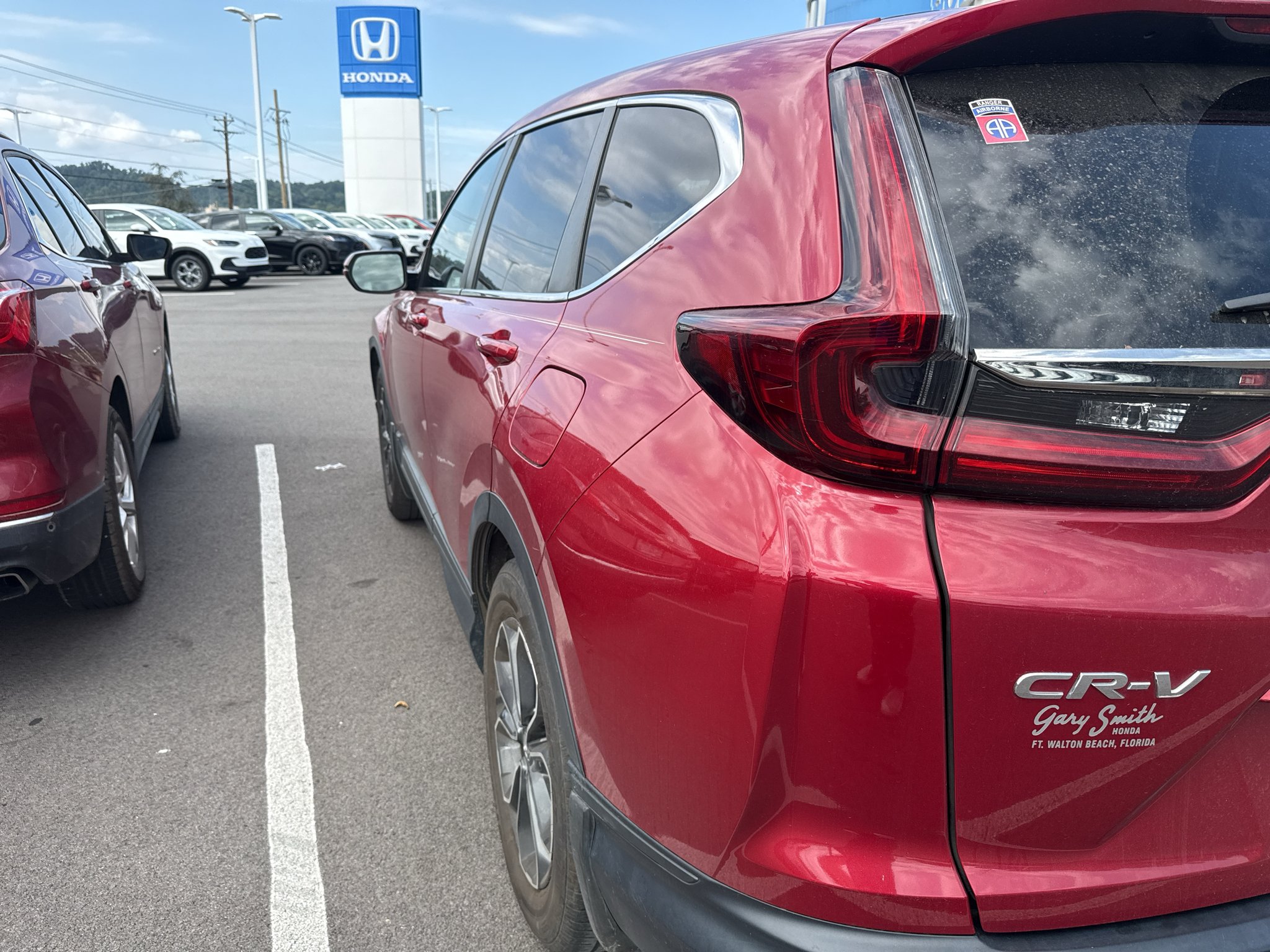 Used 2021 Radiant Red Metallic Honda EX-L image 10