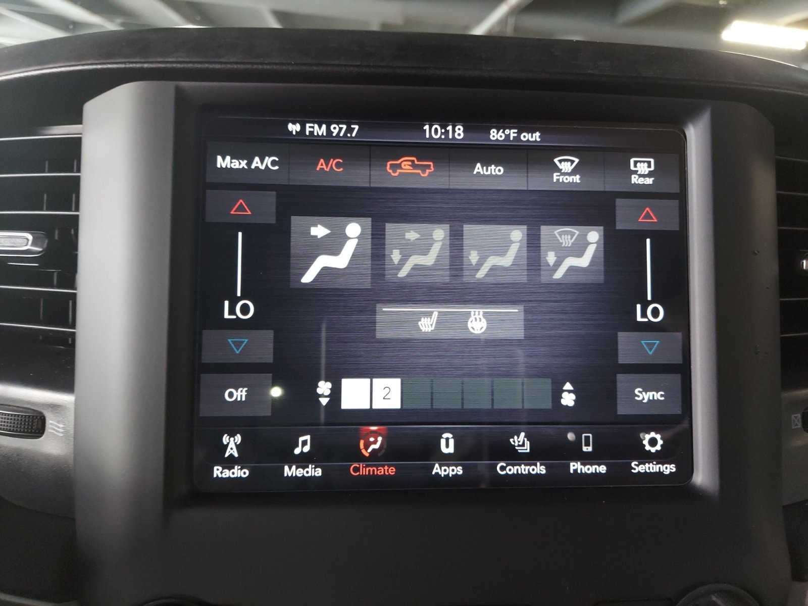 Used 2021 Hydro Blue Pearlcoat Ram Big Horn image 17