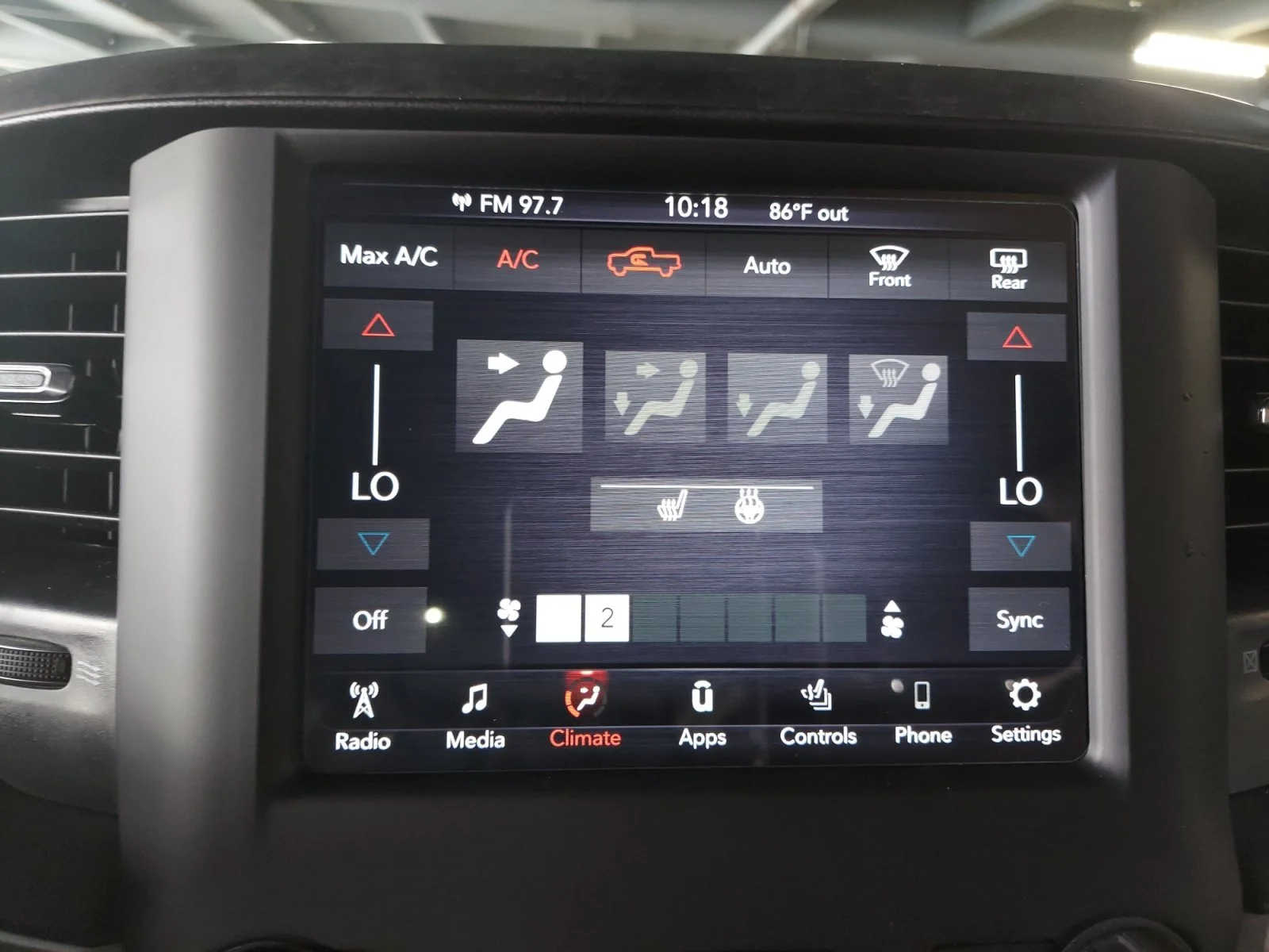 Used 2021 Hydro Blue Pearlcoat Ram Big Horn image 17