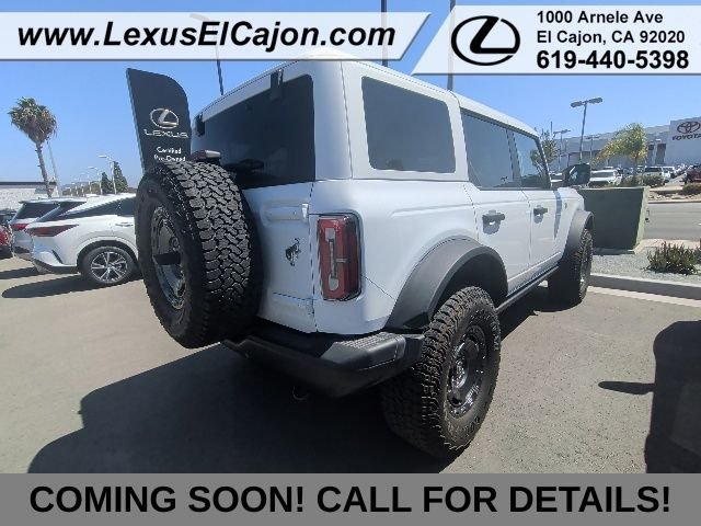 Used 2025 White Ford Badlands image 4