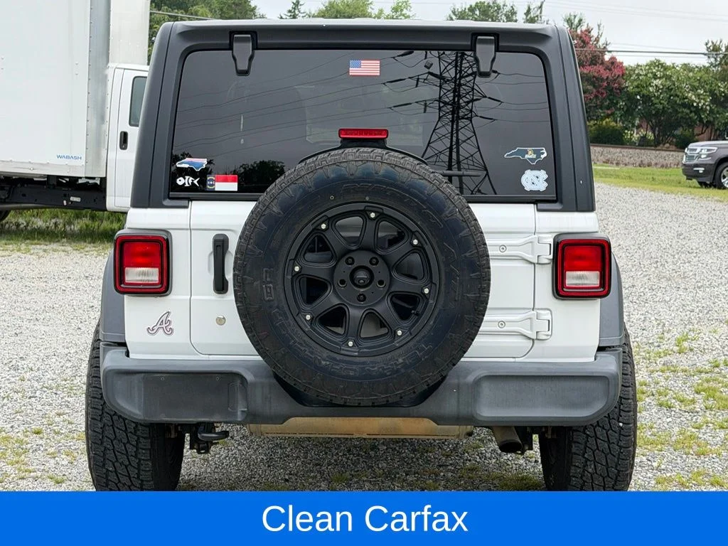 Used 2020 White Jeep Unlimited Sport S image 7