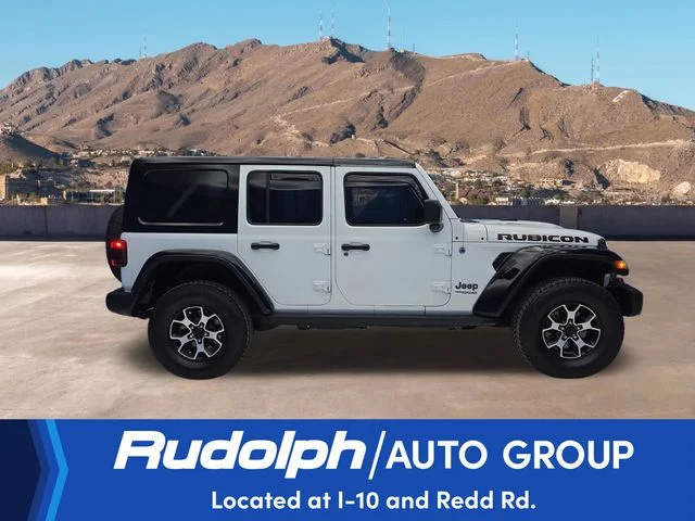 Used 2022 Bright White Clearcoat Jeep Unlimited Rubicon image 6