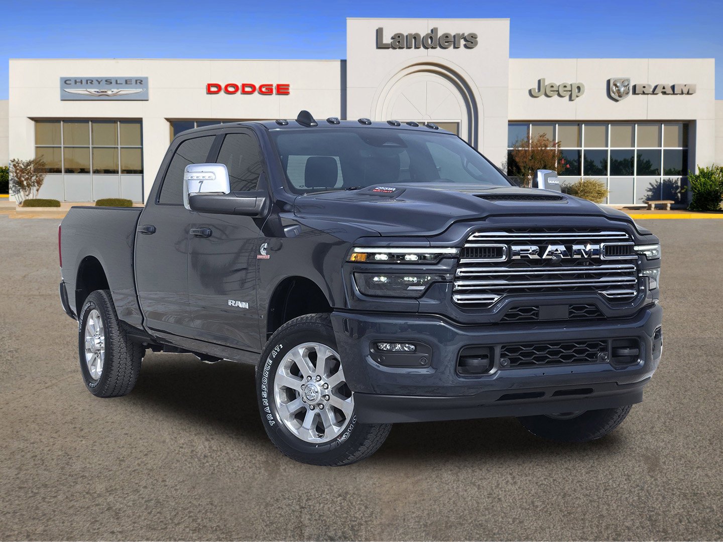 New 2026 Forged Blue Metallic Exterior Paint RAM Laramie image 1