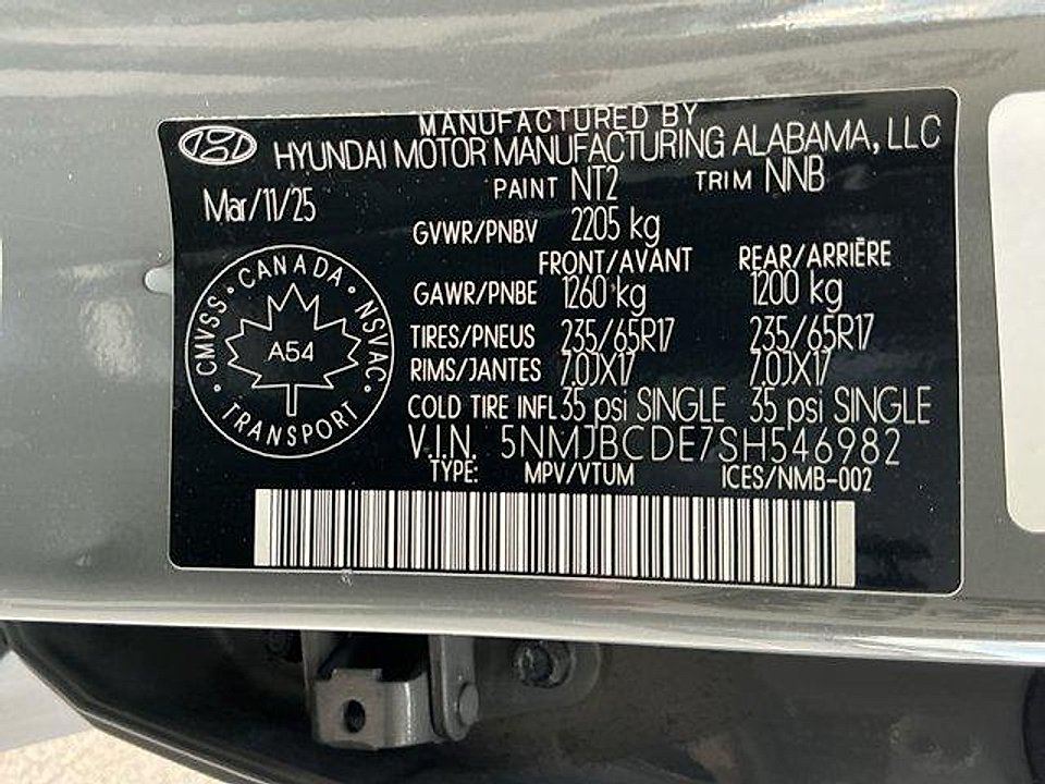 Used 2025 Hampton Gray Hyundai Preferred AWD image 18