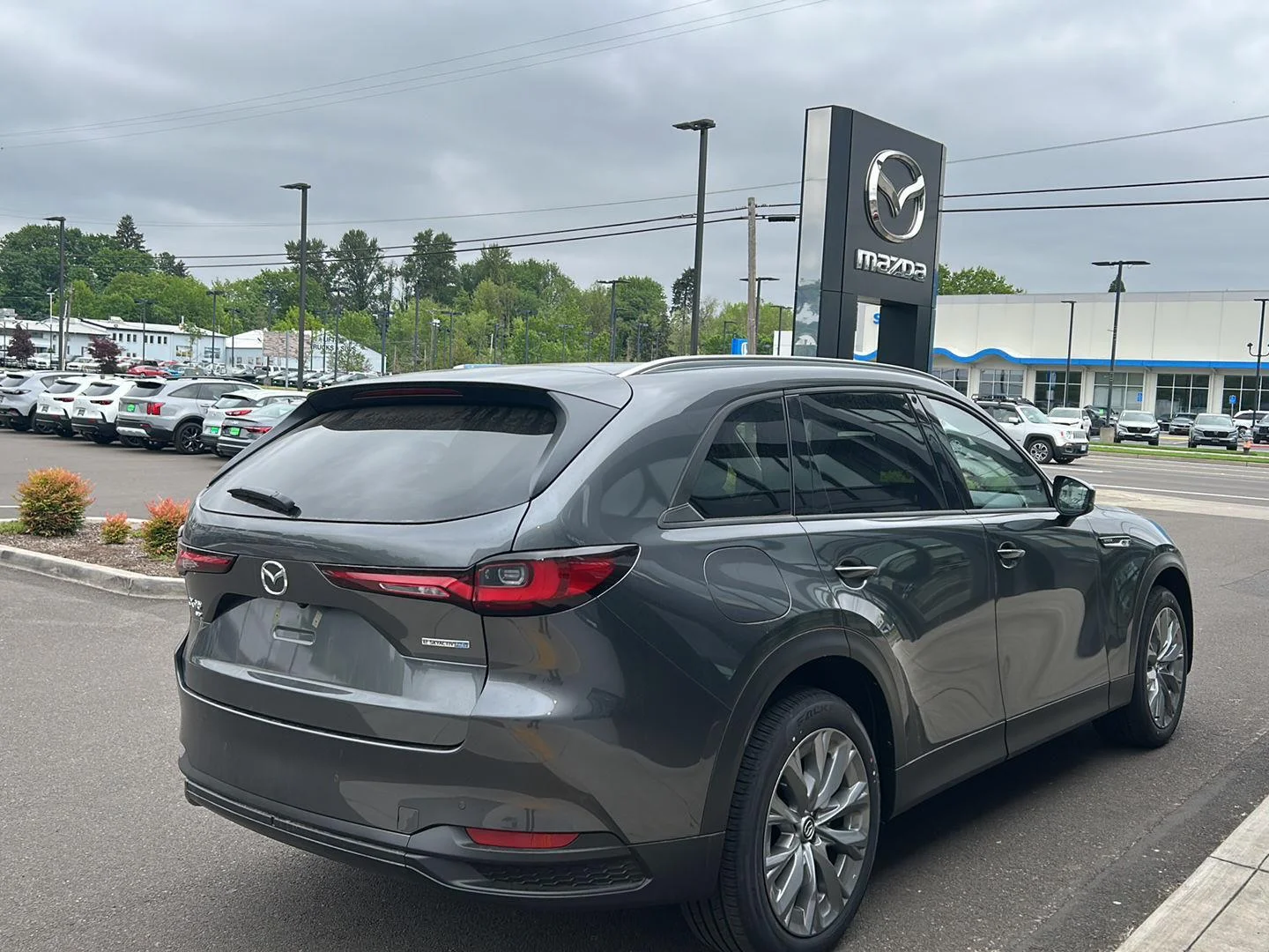 New 2026 Machine Gray Metallic Mazda Preferred AWD image 5
