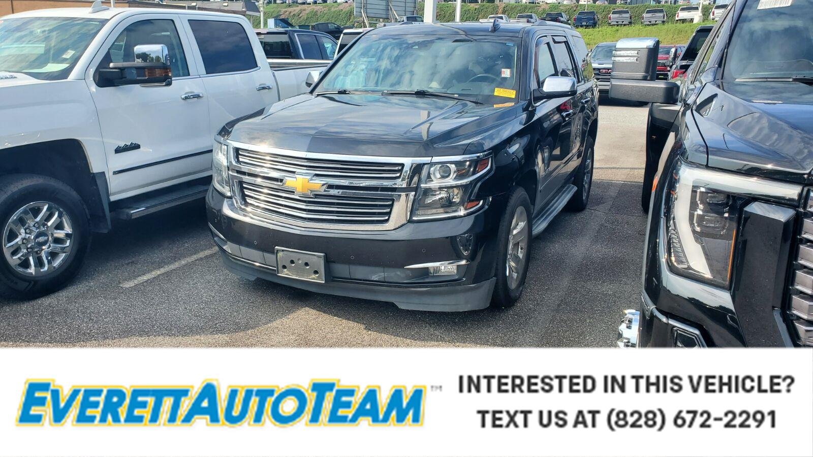 Black 2016 Chevrolet Tahoe SUV / Crossover Four-Wheel Drive 