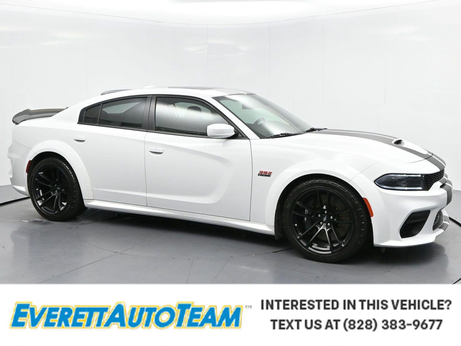 Used 2022 White Knuckle Clearcoat Dodge Scat Pack Widebody image 1