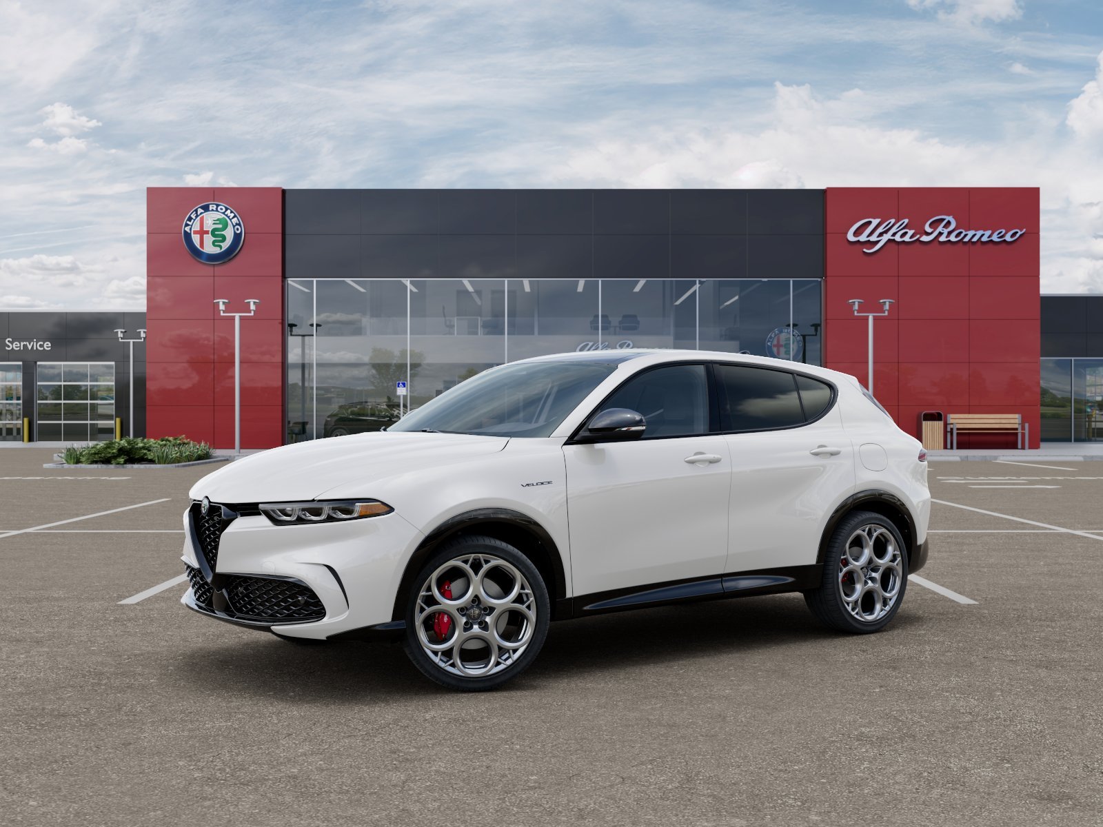 New 2025 Milano White Exterior Paint Alfa Romeo Base image 32
