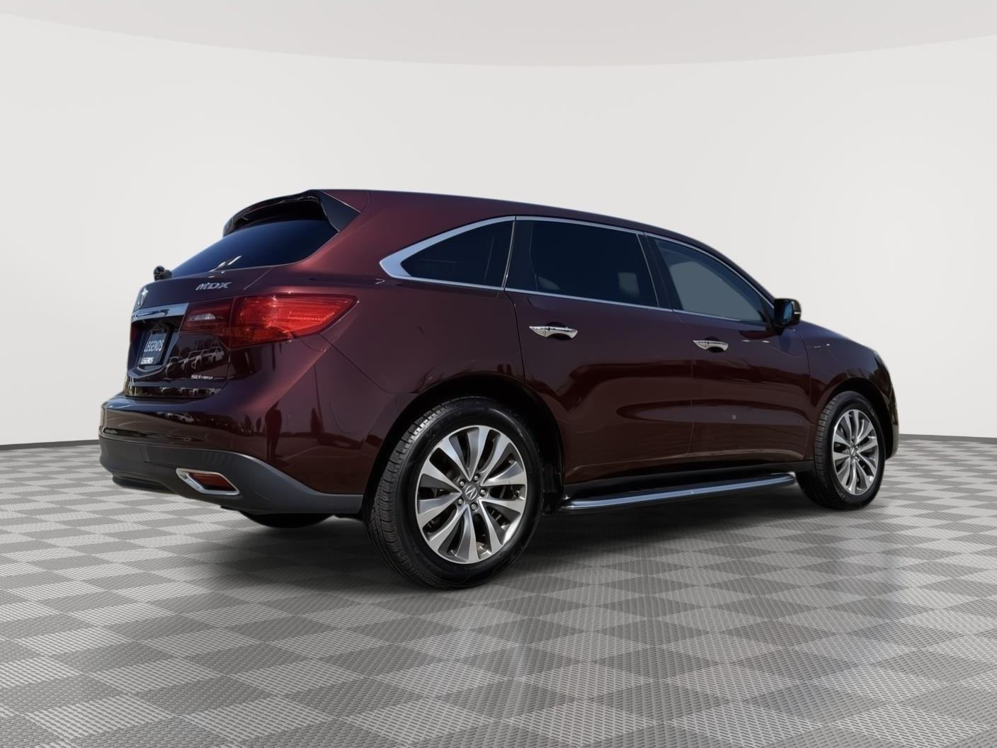 Used 2015 Dark Cherry Pearl Acura Tech/Entertainment Pkg image 6