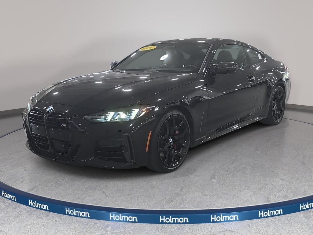 Used 2025 Black Sapphire Metallic BMW M440i image 1