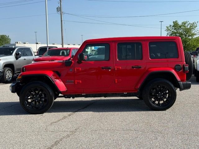 Used 2025 Jeep Wrangler 4xe Sahara 4XE with VIN 1C4RJXP68SW600319 for sale in Granite City, IL