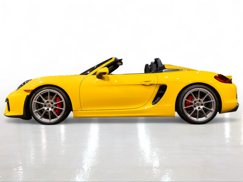 Used 2016 Racing Yellow Porsche Spyder image 3