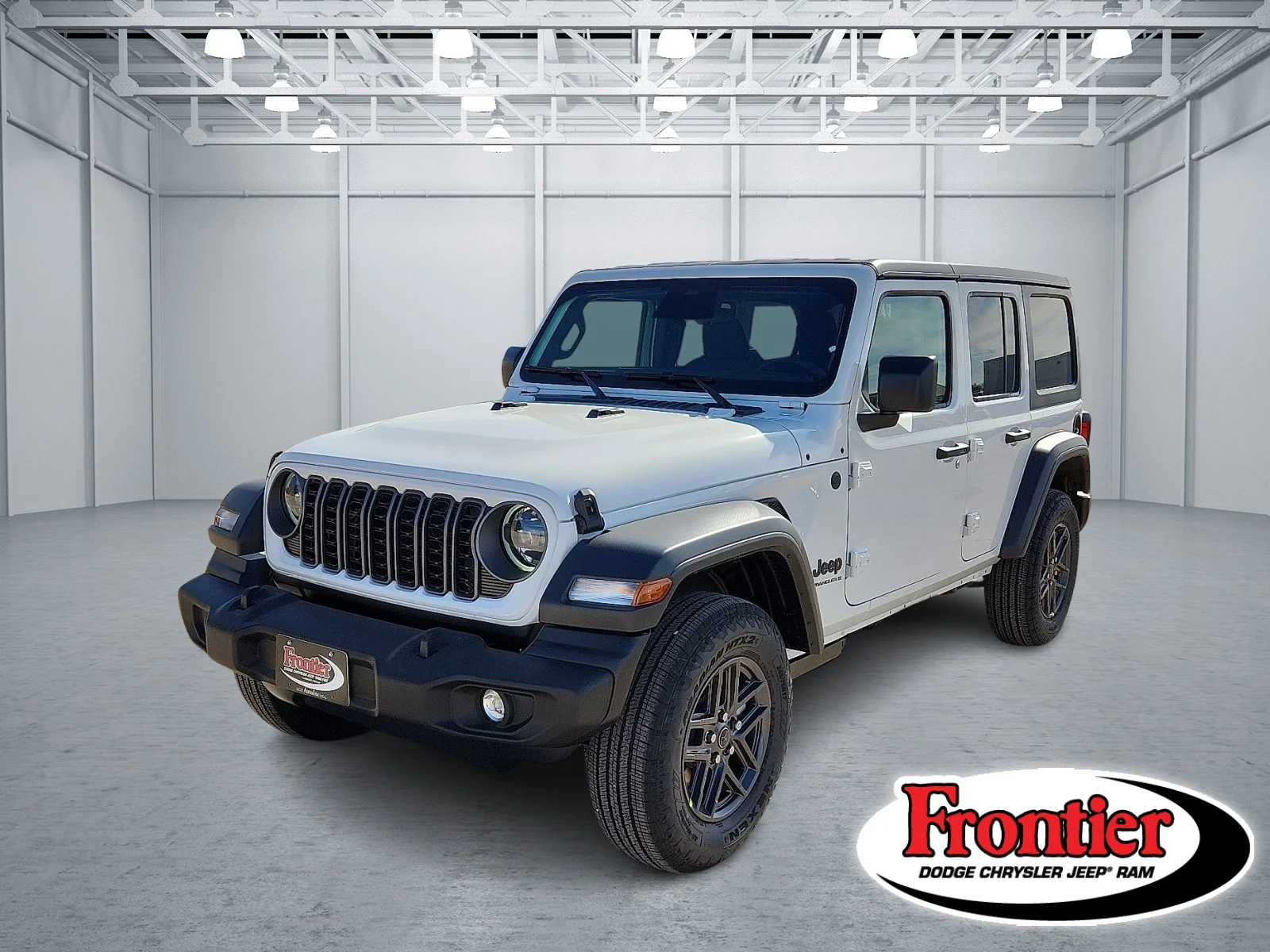 New 2026 Bright White Clear-Coat  Paint Jeep 4-DOOR SPORT S image 1
