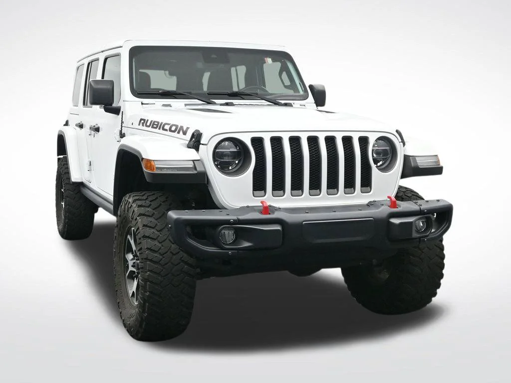 Used 2021 White Jeep Unlimited Rubicon image 3