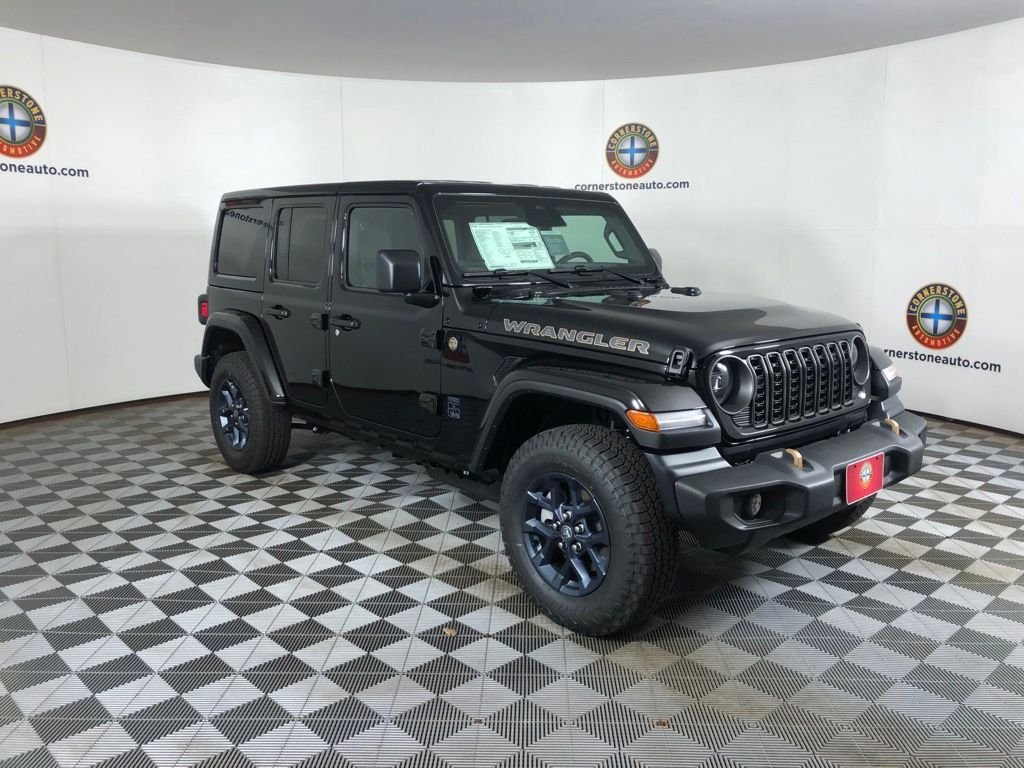New 2026 Black Clear-Coat Exterior Paint Jeep 85th Anniversary Edition image 13