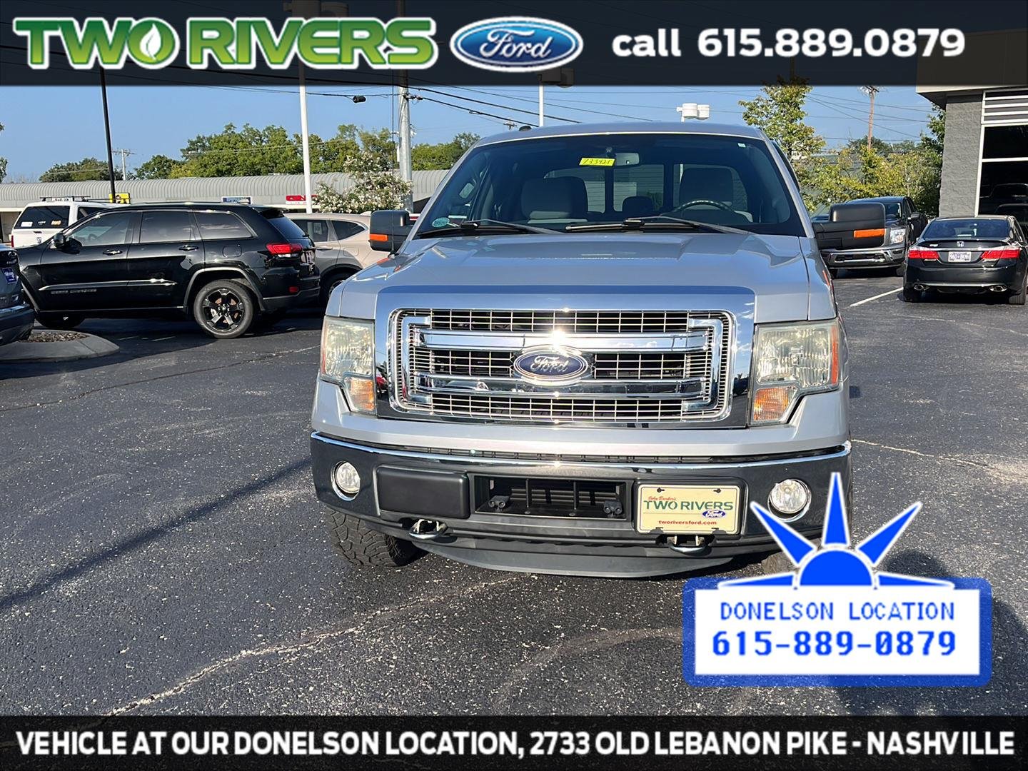 Used 2014 Ingot Silver Metallic Ford XLT image 3