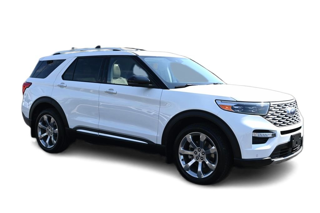 Used 2020 White Metallic Ford Platinum image 3