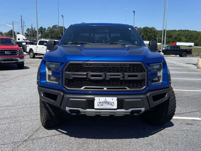 Used 2017 Lightning Blue Ford Raptor image 8