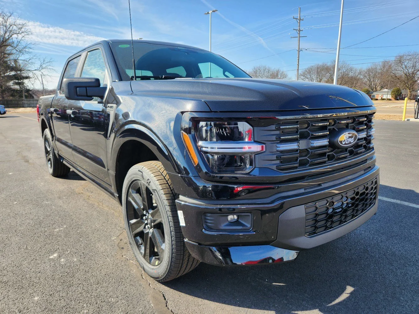 New 2026 Agate Black Metallic Ford STX image 1