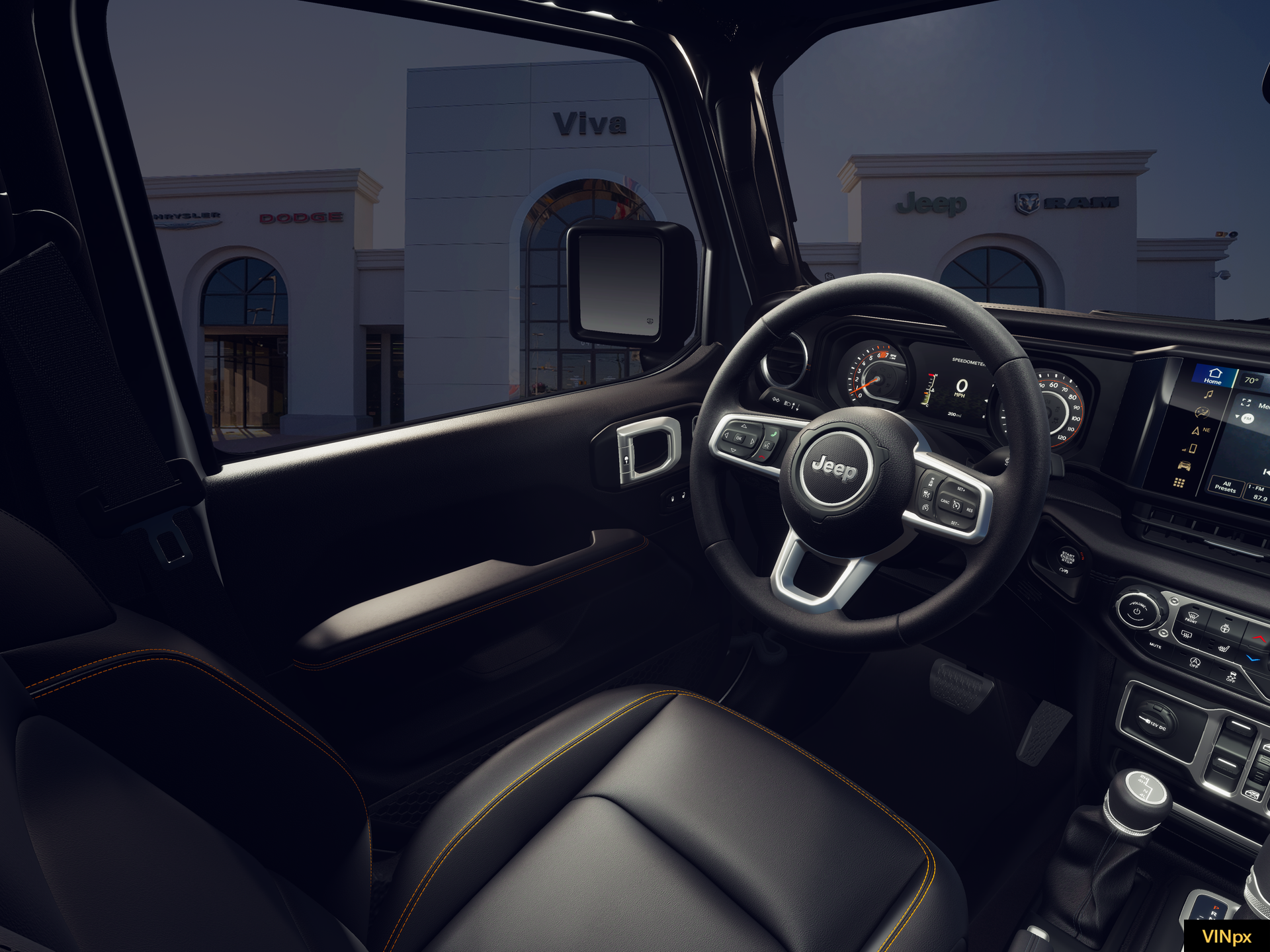 New 2026 Bright White Clearcoat Jeep Sahara image 21