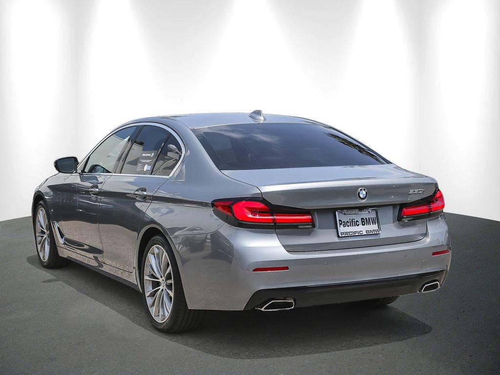 Certified Used 2023 Skyscraper Gray Metallic BMW 530i image 4