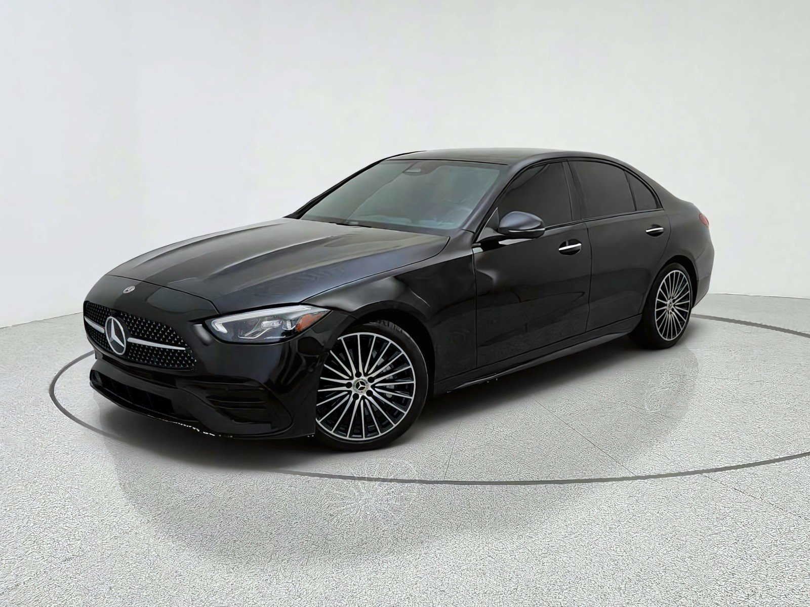 Certified Used 2024 Black Mercedes-Benz C 300 image 1