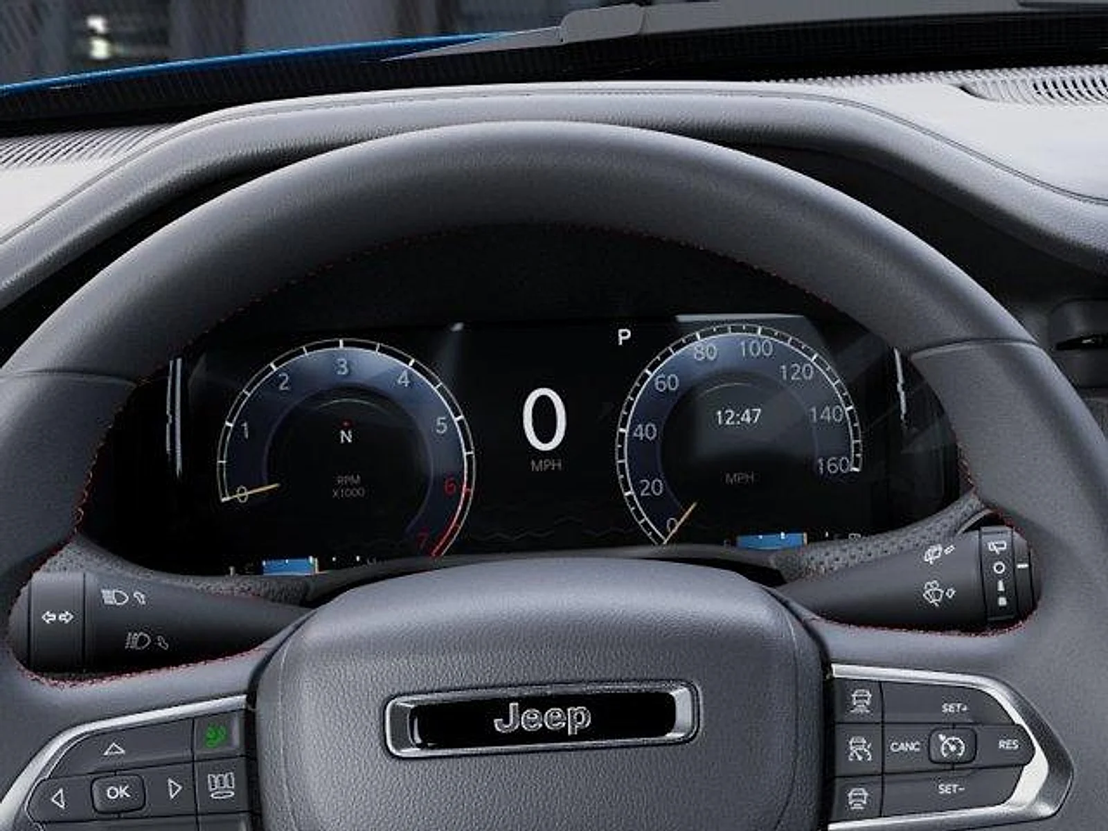 New 2026 Hydro Blue Pearl-Coat Exterior Paint Jeep Trailhawk image 17